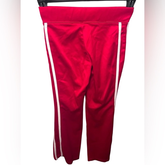 Red Track Pants for Kids with White Stripes - Picture 3 of 3